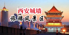 机巴插逼视频中国陕西-西安城墙旅游风景区